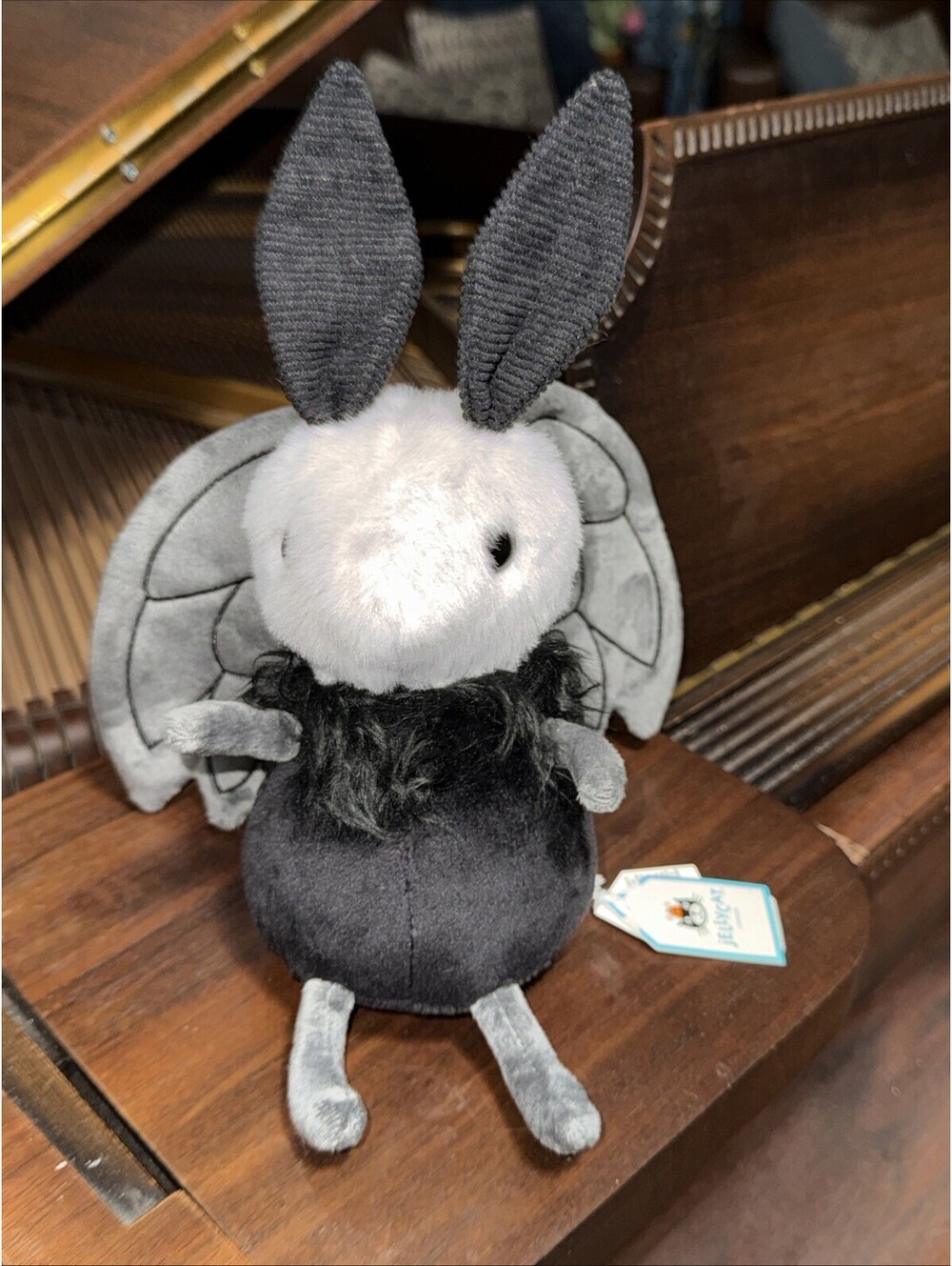 Jellycat Miff Mothman - NWT New with Tags - Moth Halloween Spooky 100% Authentic